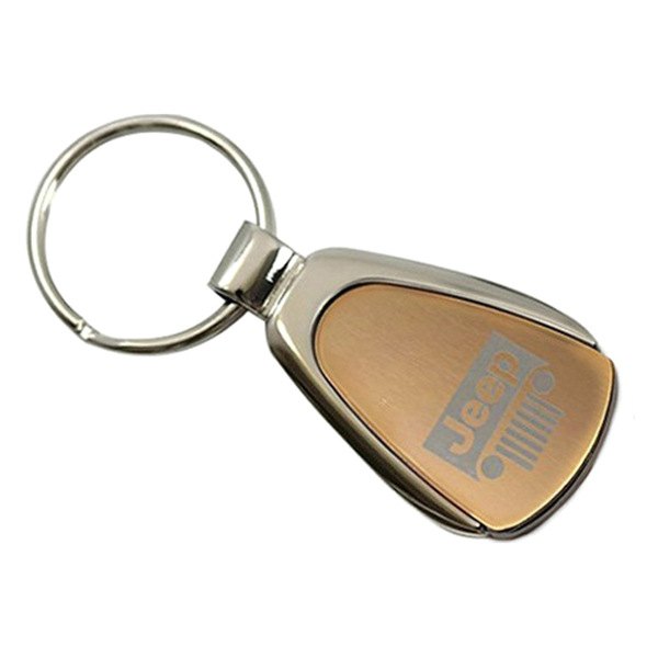 Autogold® - Jeep Grille Gold Teardrop Key Chain