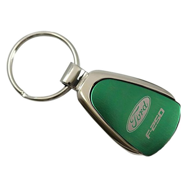 Autogold® - F-250 Green Teardrop Key Chain