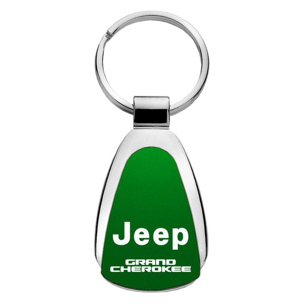 Autogold® - Grand Cherokee Green Teardrop Key Chain