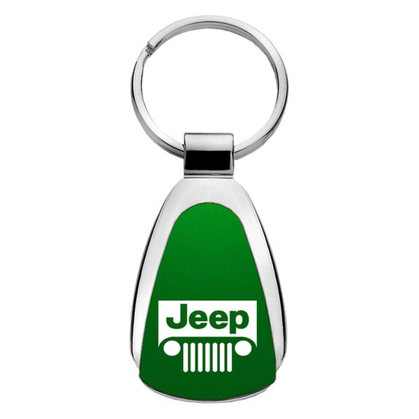 Autogold® - Jeep Grille Green Teardrop Key Chain