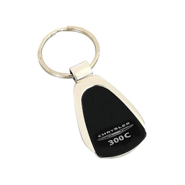 Autogold® - Chrysler 300C Black Teardrop Key Chain