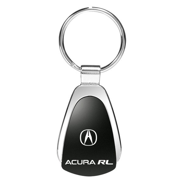 Autogold® - RL Black Teardrop Key Chain