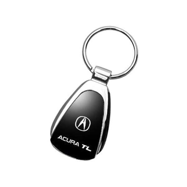 Autogold® - TL Black Teardrop Key Chain