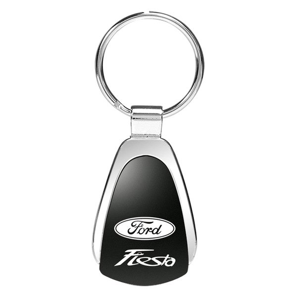 Autogold® - Fiesta Black Teardrop Key Chain