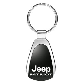 Autogold® - Patriot Black Teardrop Key Chain