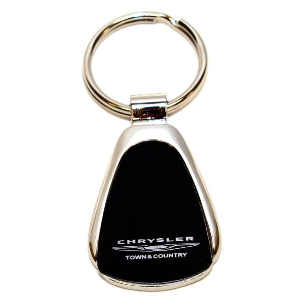Autogold® - Town & Country Black Teardrop Key Chain