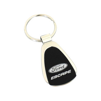 Autogold® - Escape Black Teardrop Key Chain