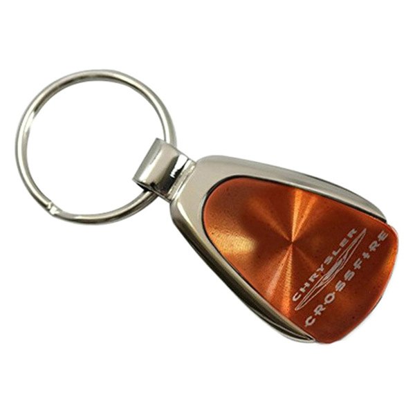 Autogold® - Crossfire Orange Teardrop Key Chain