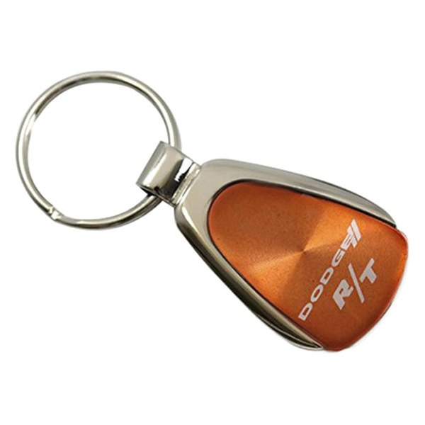 Autogold® - Dodge R/T Orange Teardrop Key Chain