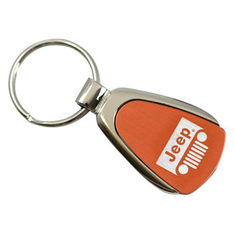 Autogold® - Jeep Grille Orange Teardrop Key Chain