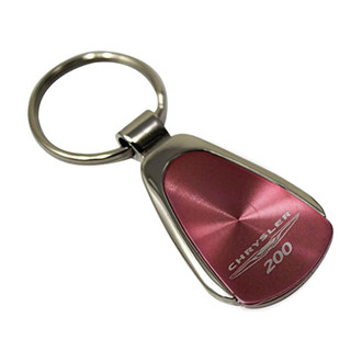 Autogold® - Chrysler 200 Pink Teardrop Key Chain