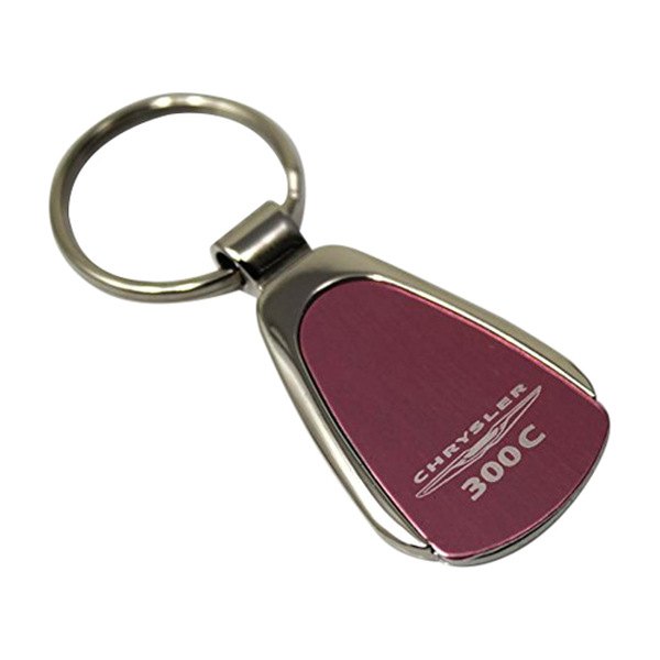 Autogold® - Chrysler 300C Pink Teardrop Key Chain