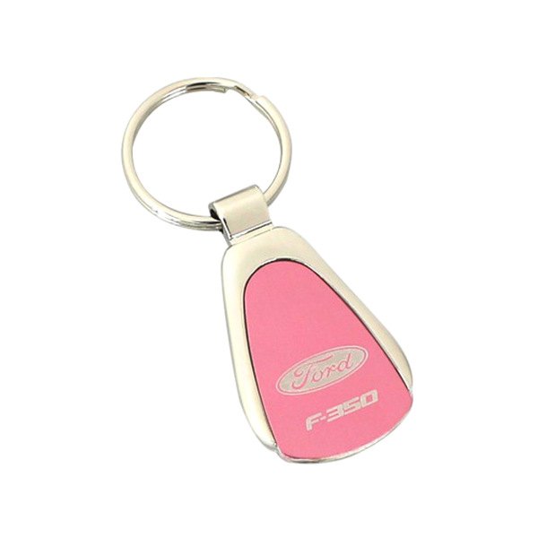 Autogold® - F-350 Pink Teardrop Key Chain