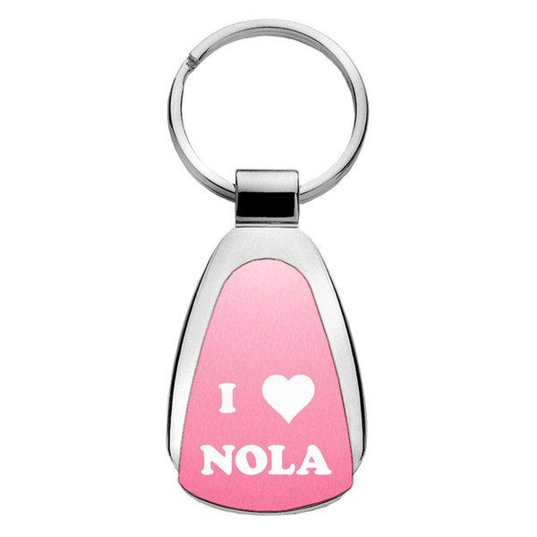 Autogold® - NOLA Pink Teardrop Key Chain