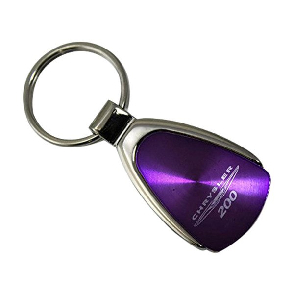 Autogold® - Chrysler 200 Purple Teardrop Key Chain