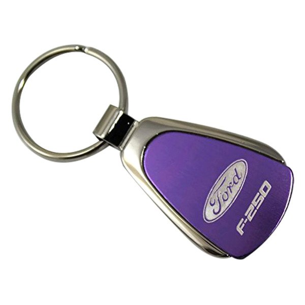 Autogold® - F-250 Purple Teardrop Key Chain