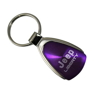 Autogold® - Liberty Purple Teardrop Key Chain