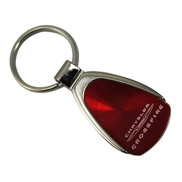 Autogold® Kcredcro Crossfire Red Teardrop Key Chain 