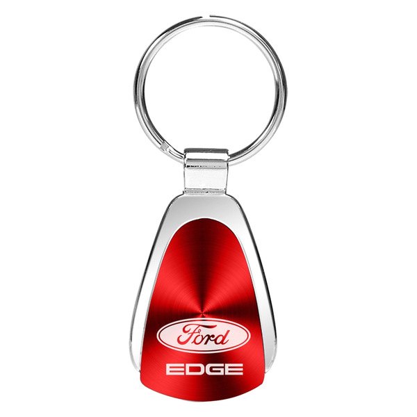 Autogold® - Edge Red Teardrop Key Chain