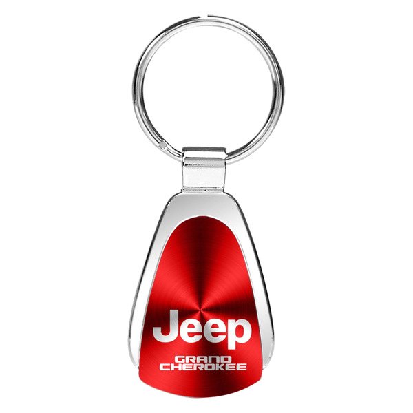 Autogold® - Grand Cherokee Red Teardrop Key Chain