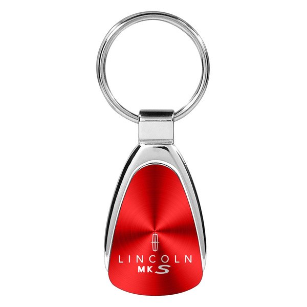 Autogold® - MKS Red Teardrop Key Chain