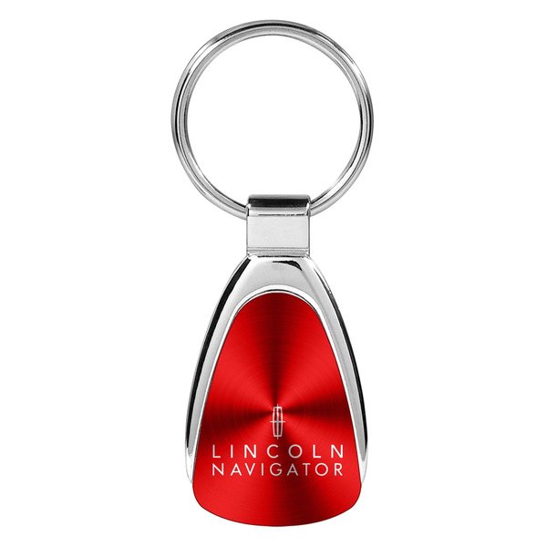 Autogold® - Navigator Red Teardrop Key Chain