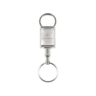 Autogold® - Acura CL Satin-Chrome Valet Key Chain