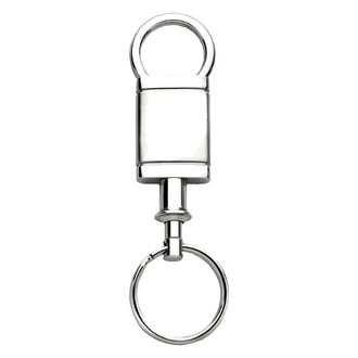 Autogold® - Blank Satin-Chrome Valet Key Chain
