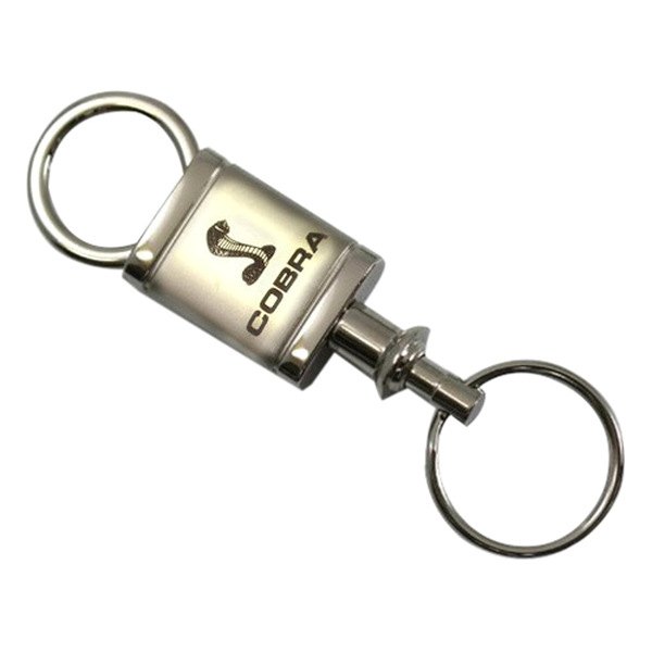 Autogold® - Cobra Satin-Chrome Valet Key Chain