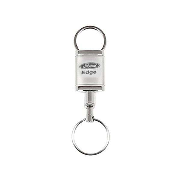 Autogold® - Edge Satin-Chrome Valet Key Chain