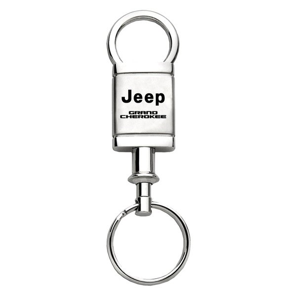 Autogold® - Grand Cherokee Satin-Chrome Valet Key Chain