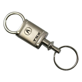 Autogold® - TSX Satin-Chrome Valet Key Chain