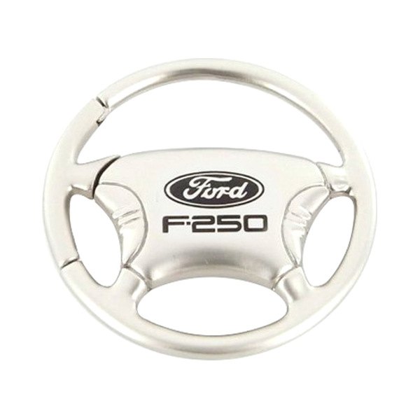 Autogold® - F-250 Chrome Steering Wheel Key Chain