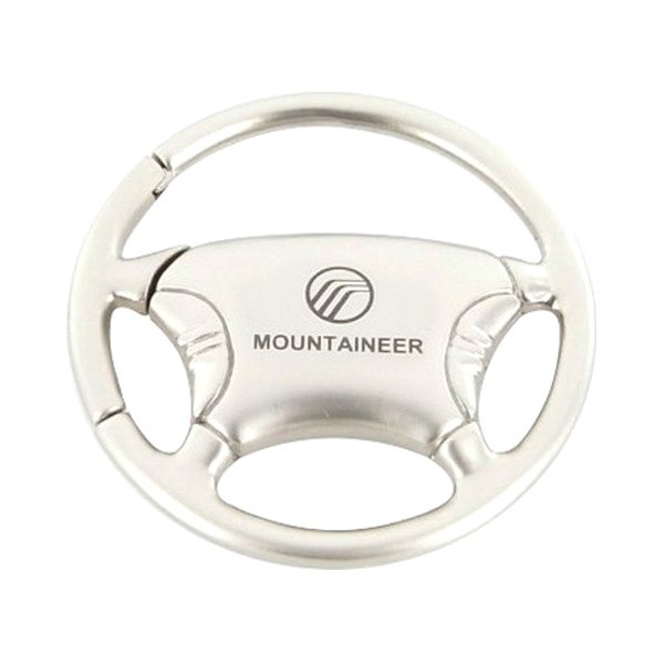 Autogold® - Mountaineer Chrome Steering Wheel Key Chain
