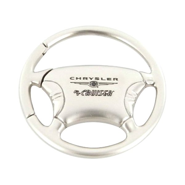 Autogold® - PT Cruiser Chrome Steering Wheel Key Chain