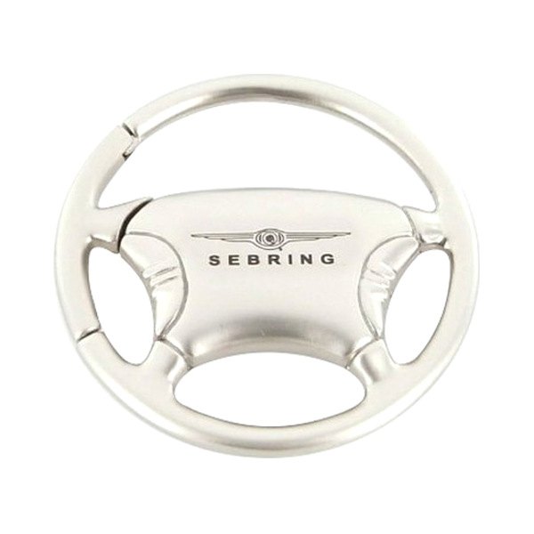 Autogold® - Sebring Chrome Steering Wheel Key Chain