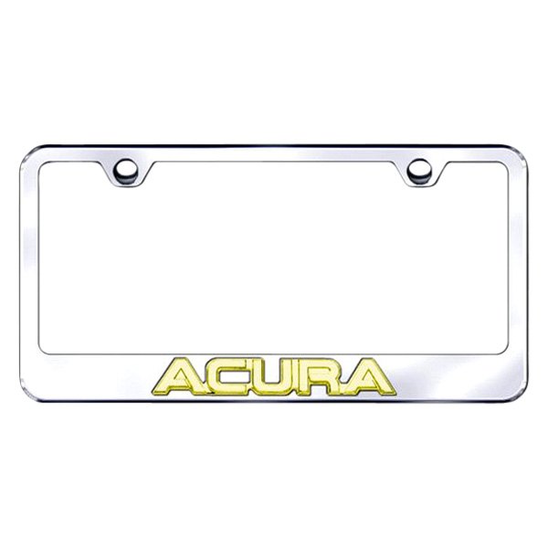 Autogold® - License Plate Frame with 3D Acura Logo