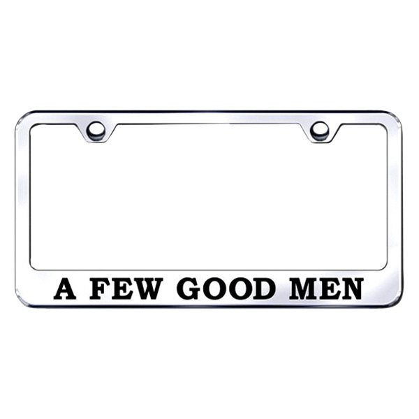 Autogold® - License Plate Frame with Laser Etched A Few Good Men Logo