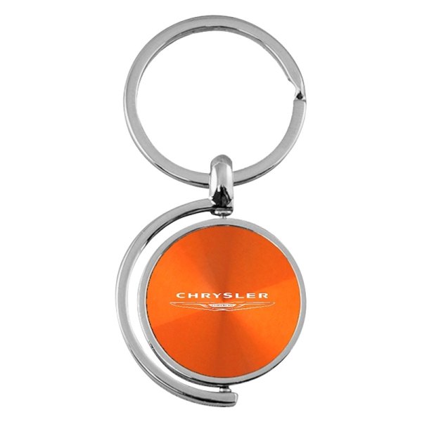 Autogold® - Chrysler Orange Spinner Key Chain