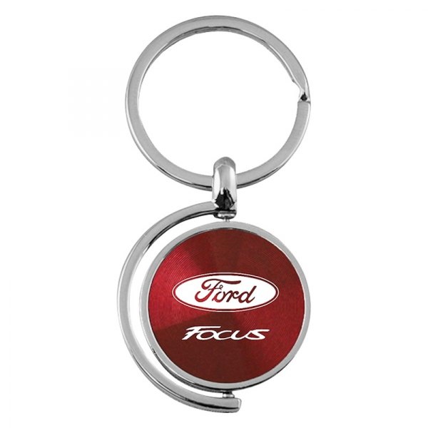 Autogold® - Focus Burgandy Spinner Key Chain