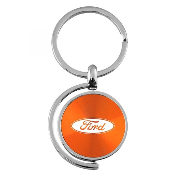 Autogold® - Ford Orange Spinner Key Chain