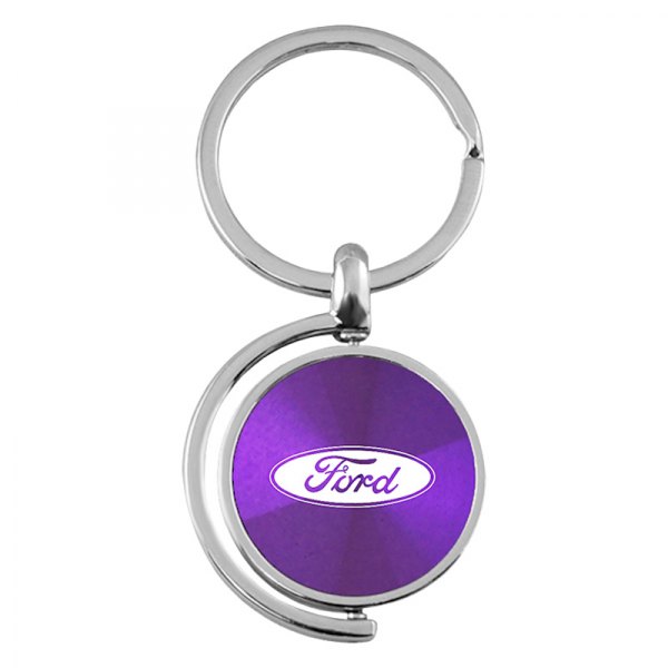 Autogold® - Ford Purple Spinner Key Chain