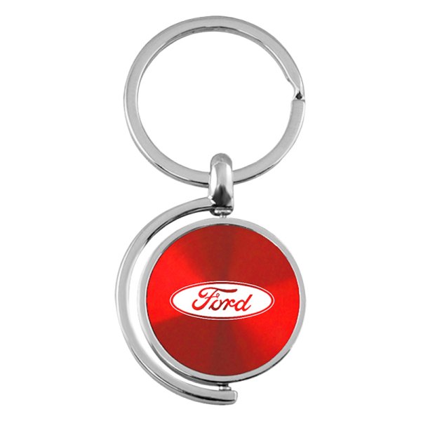 Autogold® - Ford Red Spinner Key Chain