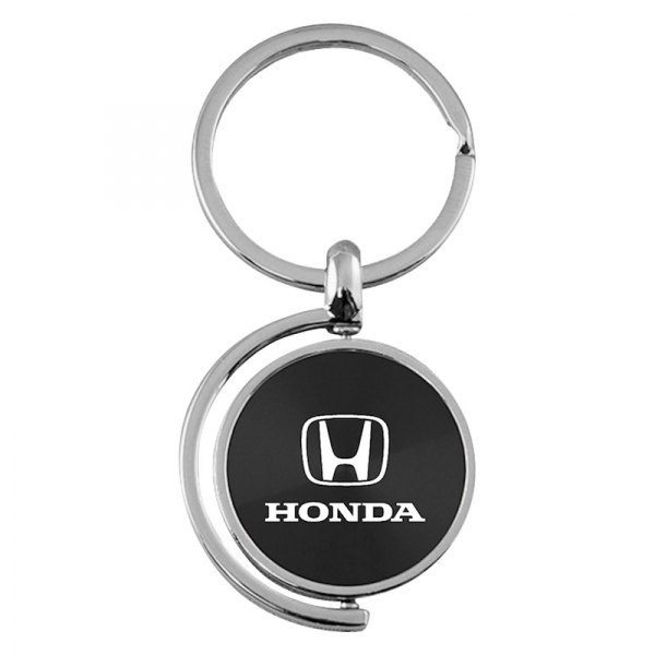 Autogold® - Honda Black Spinner Key Chain