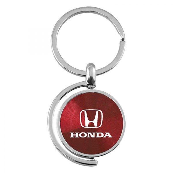 Autogold® - Honda Burgundy Spinner Key Chain