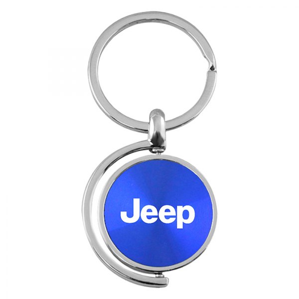 Autogold® - Jeep Blue Spinner Key Chain