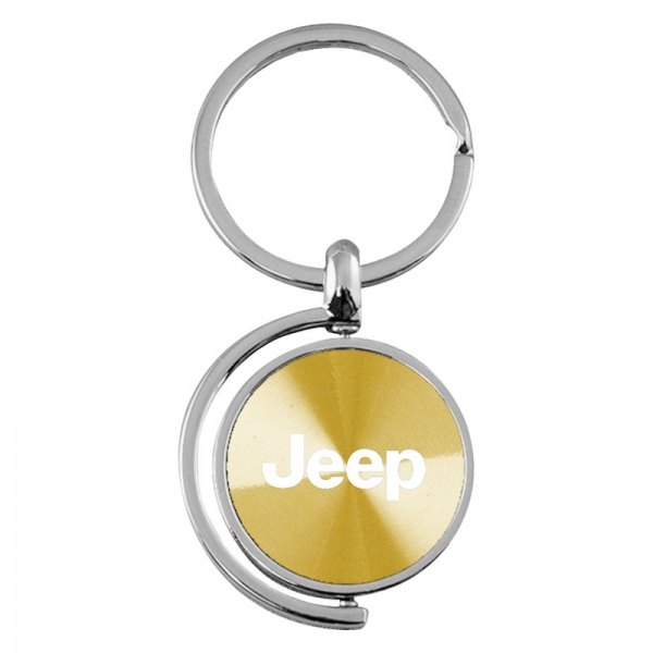 Autogold® - Jeep Gold Spinner Key Chain