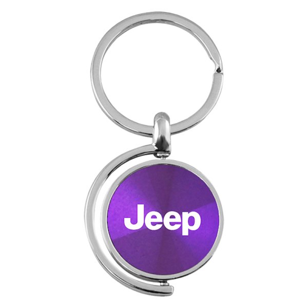 Autogold® - Jeep Purple Spinner Key Chain