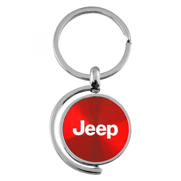 Autogold® - Jeep Red Spinner Key Chain