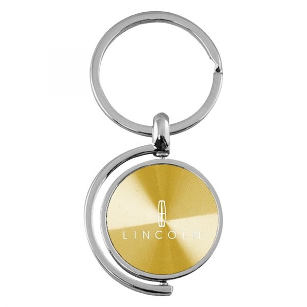 Autogold® - Lincoln Gold Spinner Key Chain